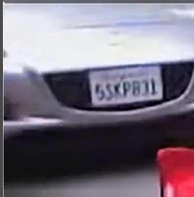 several seconds License Plate