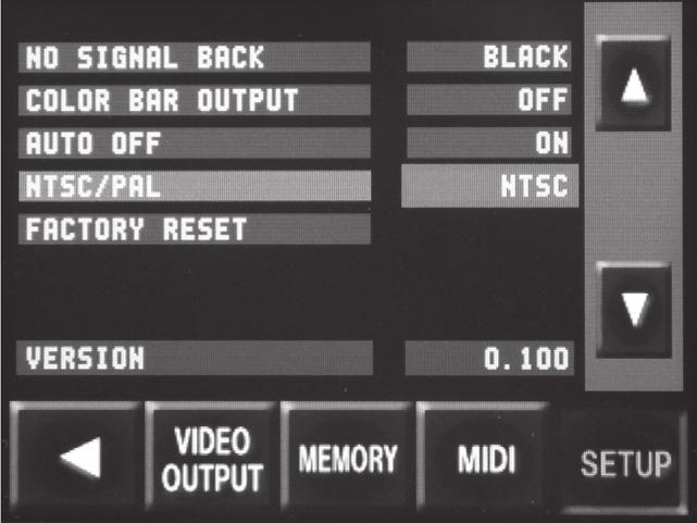 Other Features Switching Between the NTSC and PAL Formats On the VR-3EX, for the video system format, you can select either the NTSC standard used in Japan and the U.S.A. or the PAL standard used in Europe and elsewhere.