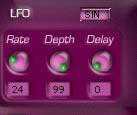 MAGENTA 6 The Magenta effects parameters Magenta offers you a wide range of parameters that allow a flexible control of the effect produced.