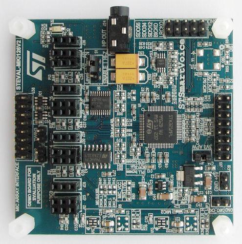 MEMS microphone system evaluation board based on the STA321MPL and MP34DB01 Description Data brief Features 2 MP34DB01 MEMS microphones Capable of driving up to 6 digital MEMS microphones 3
