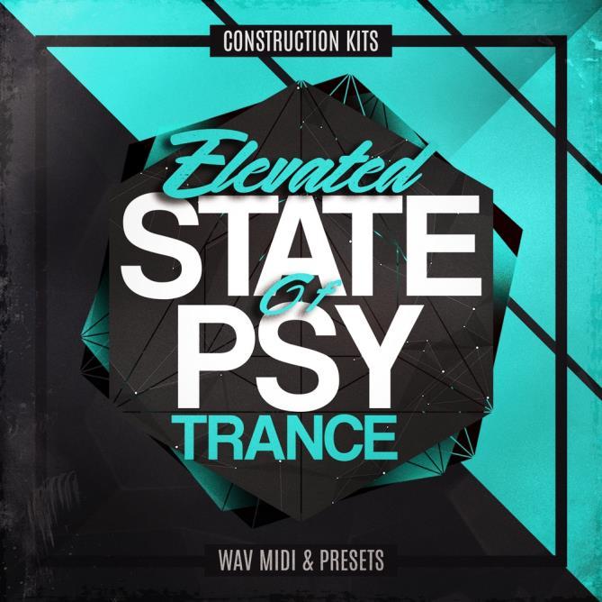 Trance Euphoria are proud to release Elevated State Of Psy Trance featuring 20 x Psy Trance Construction Kit Songstarters WAV, MIDI & Presets.
