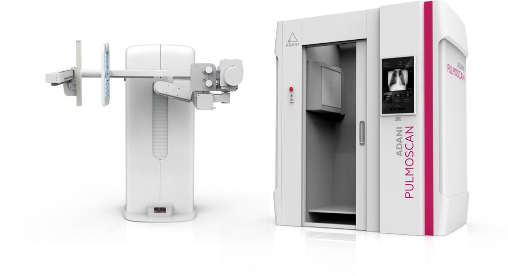 CHEST RADIOGRAPHY 2 3 PULMOSCAN X-RAY CHEST SCREENING SYSTEM COMPLETE PULMONARY FUNCTION TESTING IN ONE DEVICE џ PULMOSCAN combines ease of use, quality of design and stunning visual appeal while