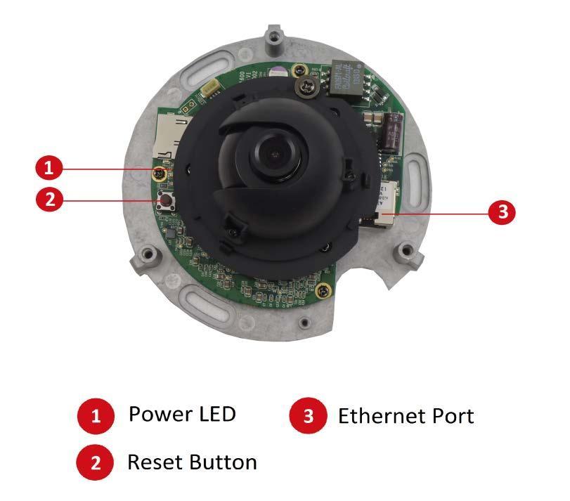 Physical description 1) Power LED LED light will light up while the power is on. LED light will light off after the unit has successfully completed the boot process.