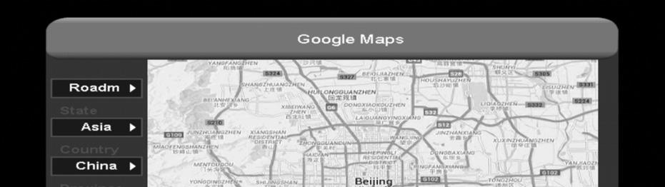 17.4 Google Maps Inside the menu can