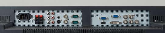 Standard s 4 Multi LCD4 SP-P40 (Optional) ST-400 (Optional) 1 8 7 5 3 4 11 9 10 6 1 AC IN connector DVI IN (DVI-D) 3 VGA IN (mini D-Sub pin) 4 RGB/HV IN [R, G, B, H, V] (BNC) 5 RGB OUT (mini D-Sub