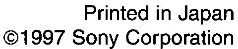 Sony and Trinitron are trademarks of Sony