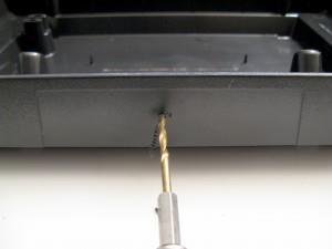 Attach the RCA jacks by mounting them into the case with the ground ring and nut on the inside. Make sure they are tight.