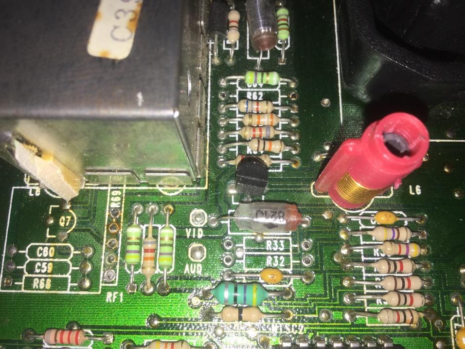 Note you don t have to snap off the piece of board that comes out of the modulator.