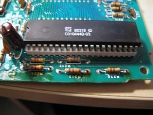 Now you need to remove a resistor (R213) along the bottom of the main board, if there is one.
