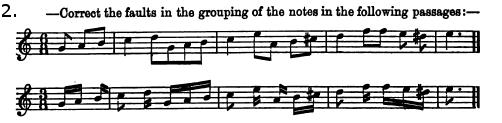 measures are an older way of writing quarter rests.
