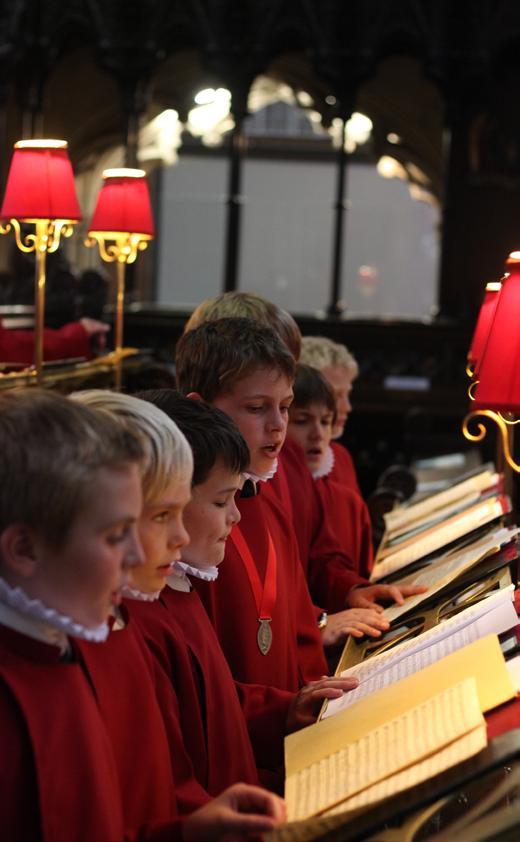 Exeter Cathedral Choristers and Exeter Cathedral School There are up to 18 boy Choristers and up to 18 girl Choristers in Exeter Cathedral Choir, including a small number of Probationers (learner