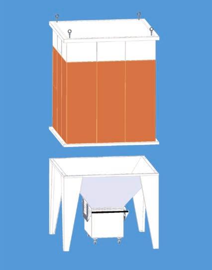 Therefore, it is possible to combine several filter modules and connect them to a central fan. The large mobile dust container is easily accessible and can be removed from the unit manually.