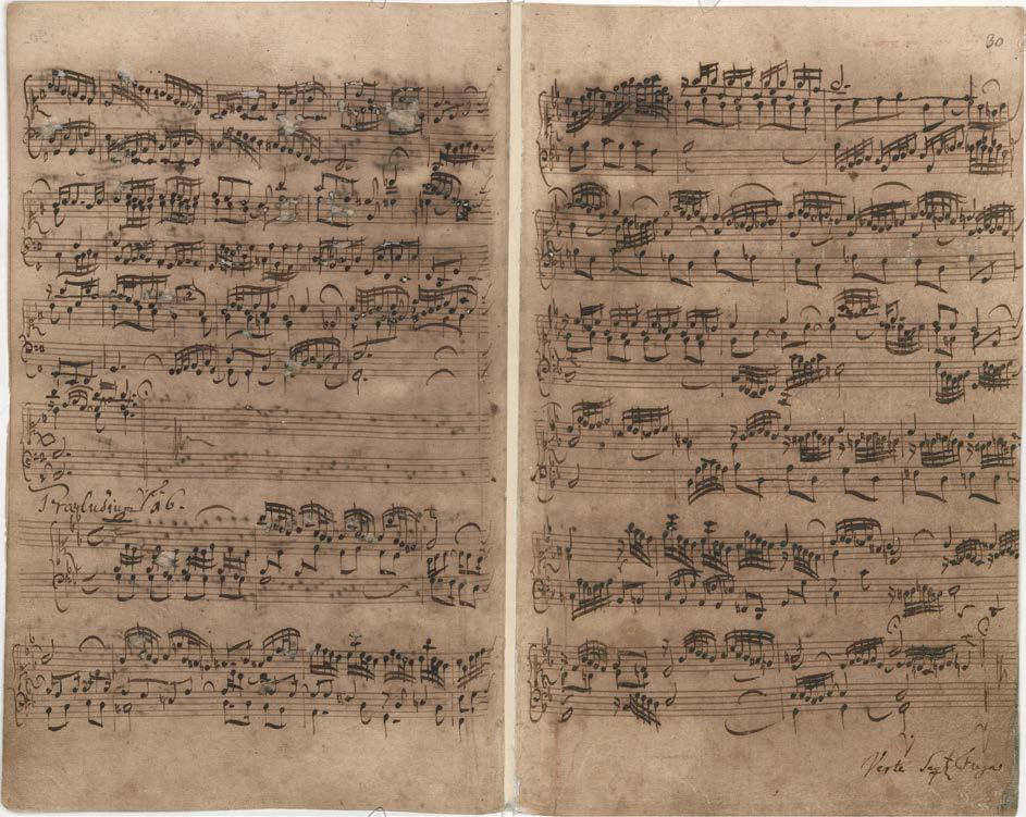 8 Goldberg variations: Variation 14 (bars 1 9) in the original print of 1741: to