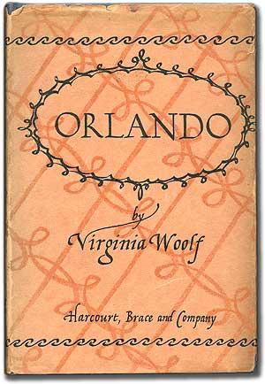 mostly on the rear panel. One of 861 numbered copies Signed by the author. A fantasy biography of transgendered Orlando, living alternately as male and female through four centuries.