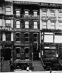 Tin Pan Alley Standard Pop Music form (Jazz standards ) Popularized in the early 1900s by Tin Pan Alley songwriters By 1900, most popular