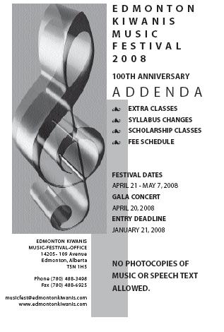 2019 111 TH ANNIVERSARY FESTIVAL DATES APRIL 15 MAY 5, 2019 GALA CONCERT APRIL 14, 2019 ENTRY