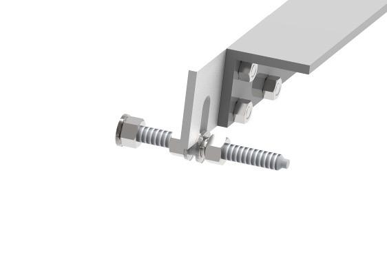 5.4 Horizontal Installation (Vertical Mount) Horizontally mounted sensors can be mounted singly or interconnected to form a chain.
