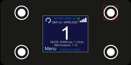 4) To set-up wireless connection, activate the built-in wireless receiver.