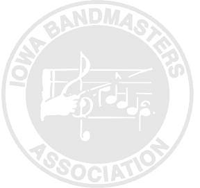 An Open Letter to the IBA Membership It has been my honor and privilege to serve as the 2011-2012 President of the Iowa Bandmasters Association.