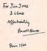 Page edges a bit tanned, and light wear, else near fine in wrappers. Inscribed by Norse to novelist James Jones: For Jim Jones & Gloria. Affectionately, Harold Norse. Paris 1960.