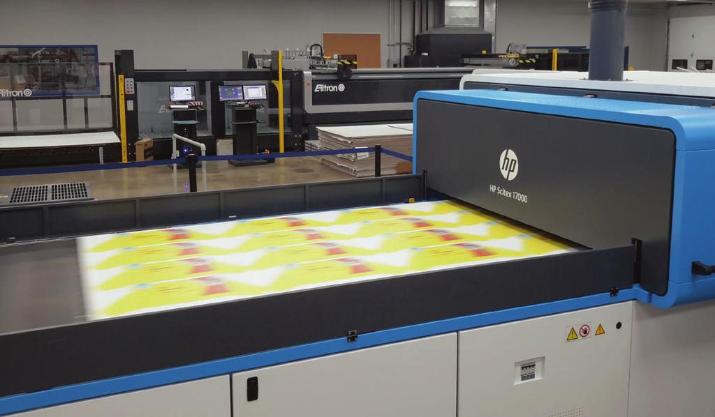 Customers can benefit from short turnaround on small quantities as well as the option to experiment with new designs The digital press was installed at the Lawrence, Kansas facility at the end of