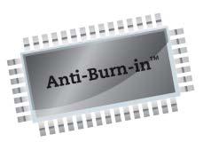 Advantages of Anti-Burn-in : Secure Your Investment Built to Last Flexibility to Turn On / Off ANTI-BURN-IN ON Programmable Anti-Burn-in Furthermore, the SX-17P