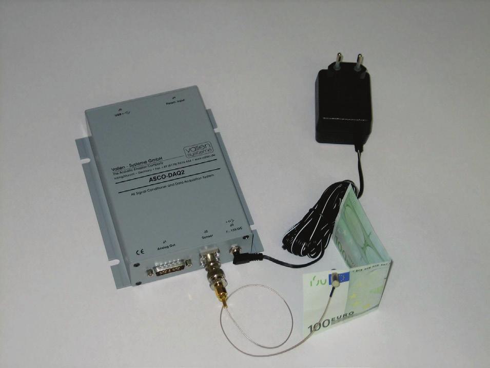 2 The ASCO-DAQ2 consists of an acoustic signal conditioner (ASCO-P module) and an USB-data acquisition unit (USB-DAQ).