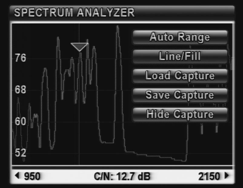 You can see IF frequency and power on the screen of SPECTRUM ANALYSIS.