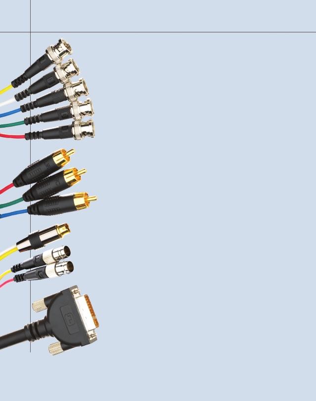 MOLDED ASSEMBLIES RGBHV option E-5BNCM-M MOLDED RGB CABLES CALL TO ORDER Professional High-Quality Appearance and Performance When budgets or schedules are critical, Liberty s PVC pre-made molded RGB