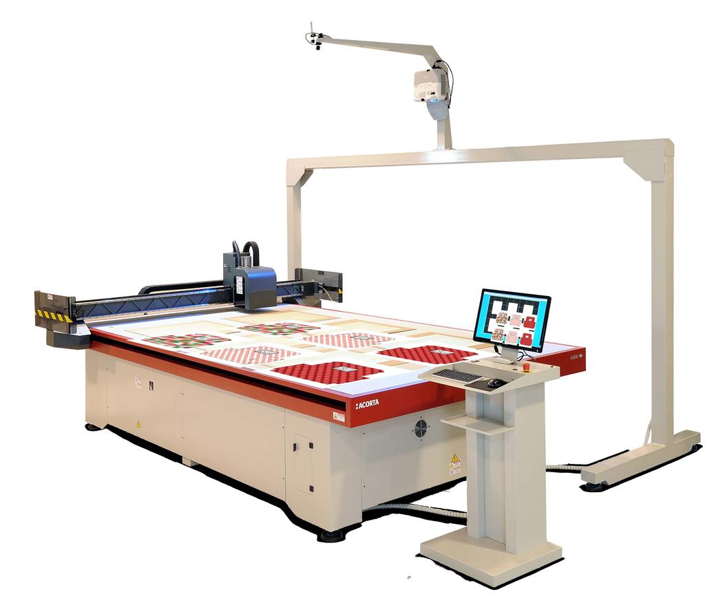 Maximum easeof-use The finishing process in 5 easy steps: 1. Both your wide-format printer and Acorta cutting table are driven by Asanti.