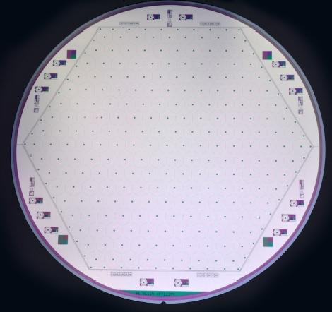 chip - 109 x Hexagonal PADs + α 8inch-PAD