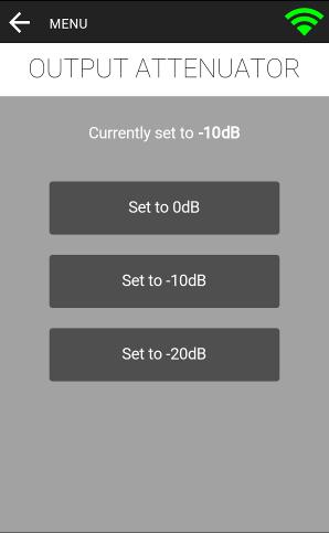 Once the DVB-T parameters have been selected, press the APPLY button to set them to the MODIG AIR. One countdown will appear on the screen while the settings are applying to the modulator. 4.