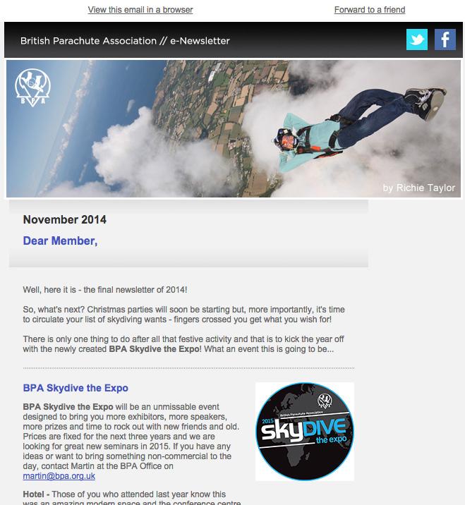 Member communications: BPA enewsletter In 2013, BPA relaunched its