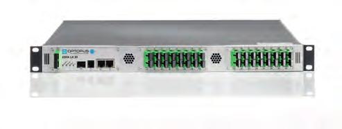 5 dbm) Carrier-grade functionalities via OPTOPUS chassis LX 50 / LX 52 Signal connections on the