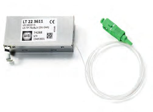 control (compliant to IEC 60728-14) via FSK receiver module Compact housing for outdoor use (IP66) Compact housing for outdoor use (IP66) Locally powered