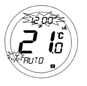 RADIO CONTROLLED CLOCK The ST620RF time and day of the week settings are updated automatically every day (at 12:00 AM or 2:00 AM) by the use of a very accurate internal Radio Controlled Clock.