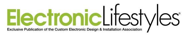 CEDIA Electronic Lifestyles Magazine: Request your