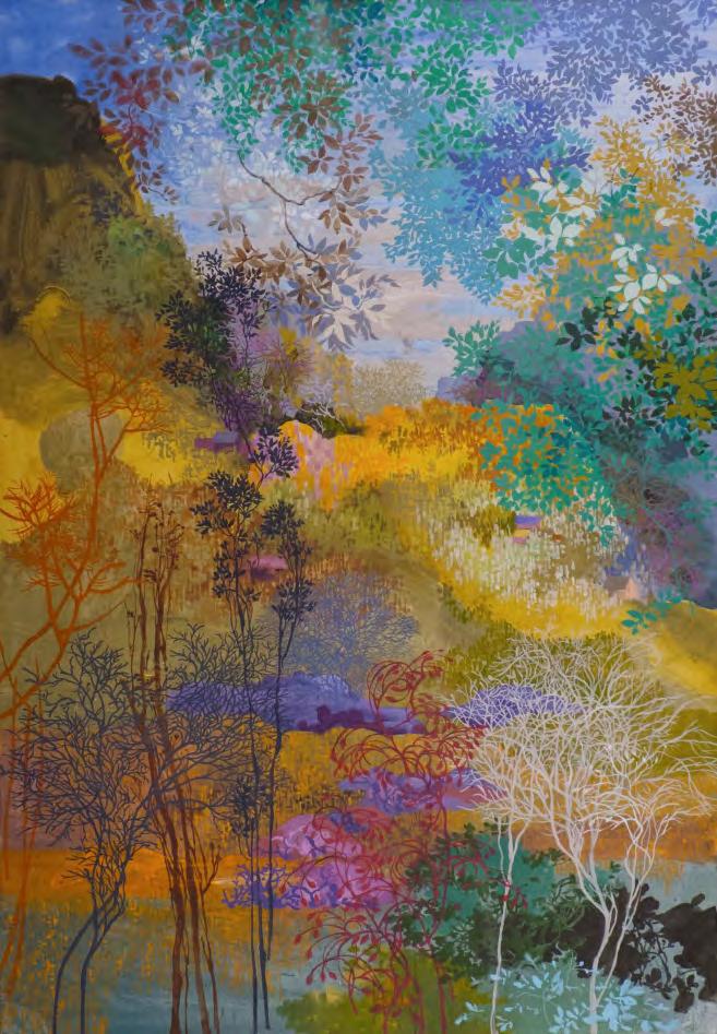 DONALD ALTER: STRANGER IN A STRANGE LAND By Vivian Goldstein s landscape paintings are miracles of beauty in composition, color, form, plane and line.