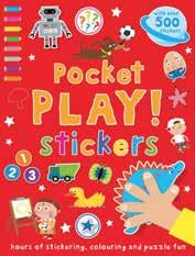 Pocket sticker books Big bookcases Packed