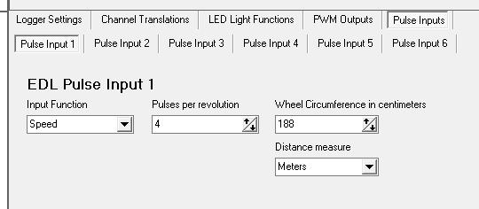 Measure for recording distance The Dash can also calculate distance travelled in either meters or centimetres. Use this parameter to set the distance measurement.
