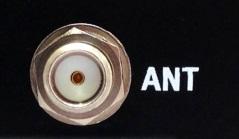 The ant antenna input provides an interface for an external active antenna which should be connected using a high quality low-loss 50Ω coaxial cable.