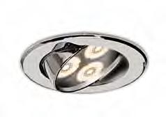 BTT RECESSED LINK LED Recessed downlight for halogen dichroic lamps. Die-cast aluminium body and metal painted ring.