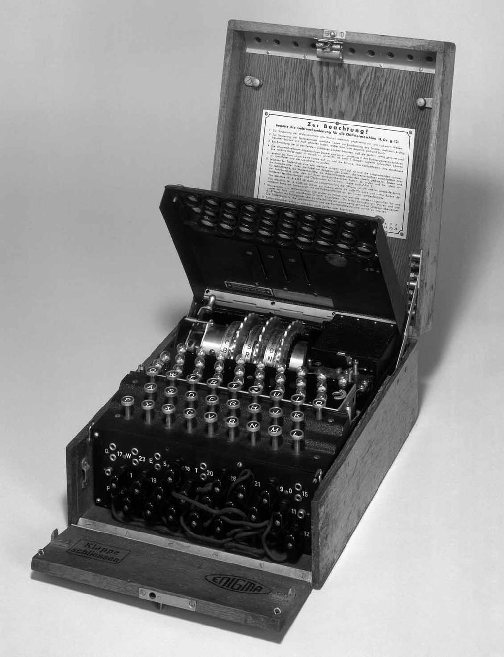 An Enigma Machine (image courtesy