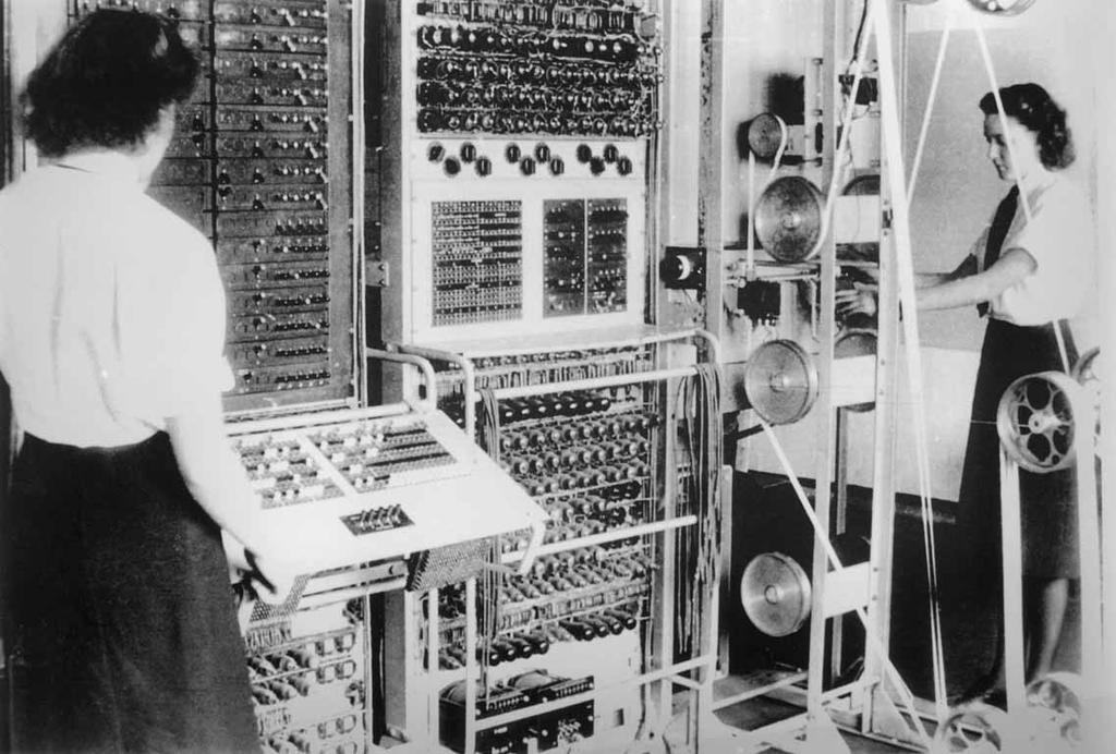 Colossus Work on ENIAC and Colossus forms basis of modern computer industry.