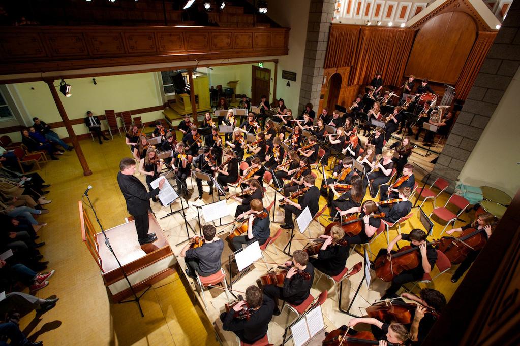 Guernsey Music Centre Full Orchestra Guernsey Youth Orchestra This symphony orchestra offers experience of orchestral repertoire and is regularly involved in concerts and courses as part of its