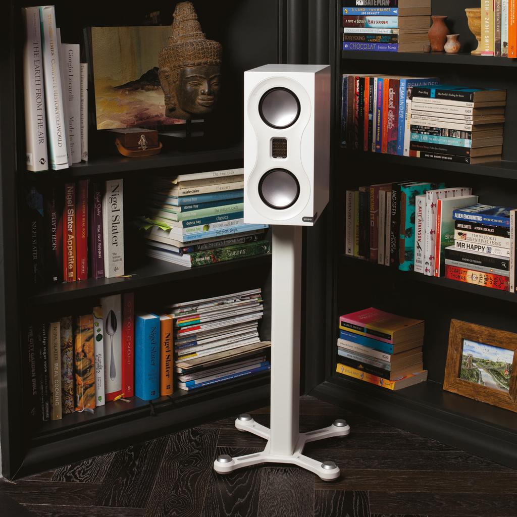 Delivering perfect stability and audio reproduction, the stands offer a striking improvement to any speaker set-up. STAND can also be used with other bookshelf speakers.