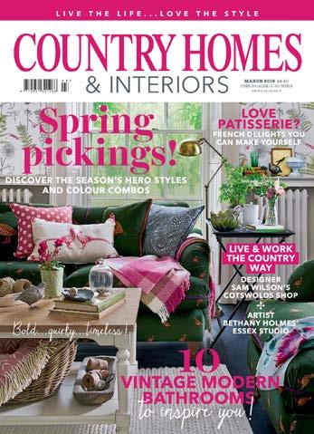 COUNTRY HOMES & INTERIORS 30576 MARCH 2018 On Sale: 23rd April 2018 $10.50 AMERICAN SCIENTIST 66288 MAR/APR 2018 On Sale: 26th April 2018 $10.99 PETER RABBIT 33864 #41 On Sale: 23rd April 2018 $7.