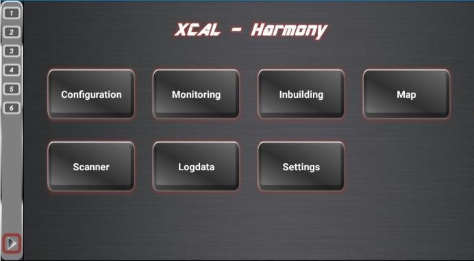 completed, XCAL-Harmony icon appears