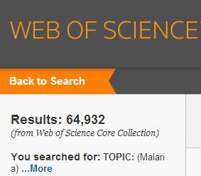Refine Large Search Results Refine Results - Further streamline your searches through: 1) 250 Narrow Web of Science Categories