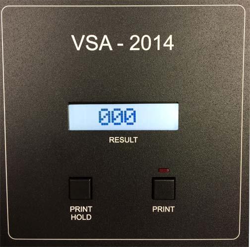 Printing Voice Stress Values Printing Buttons, Print Timing, Result Window The printer is made to print out individual numbers as seen on the Result Window [ Diagram 10 ].